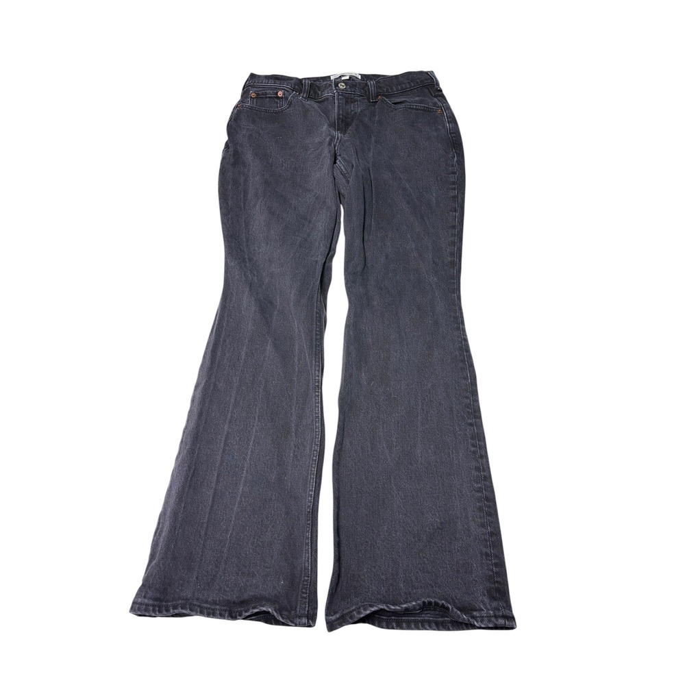 Abercrombie & Fitch Curve Love The Boot Low Rise Washed Black Womens 28/6R‎ L30